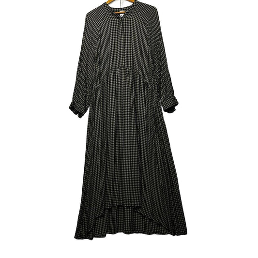 Anko Black Gingham Check Maxi Dress - Size 20