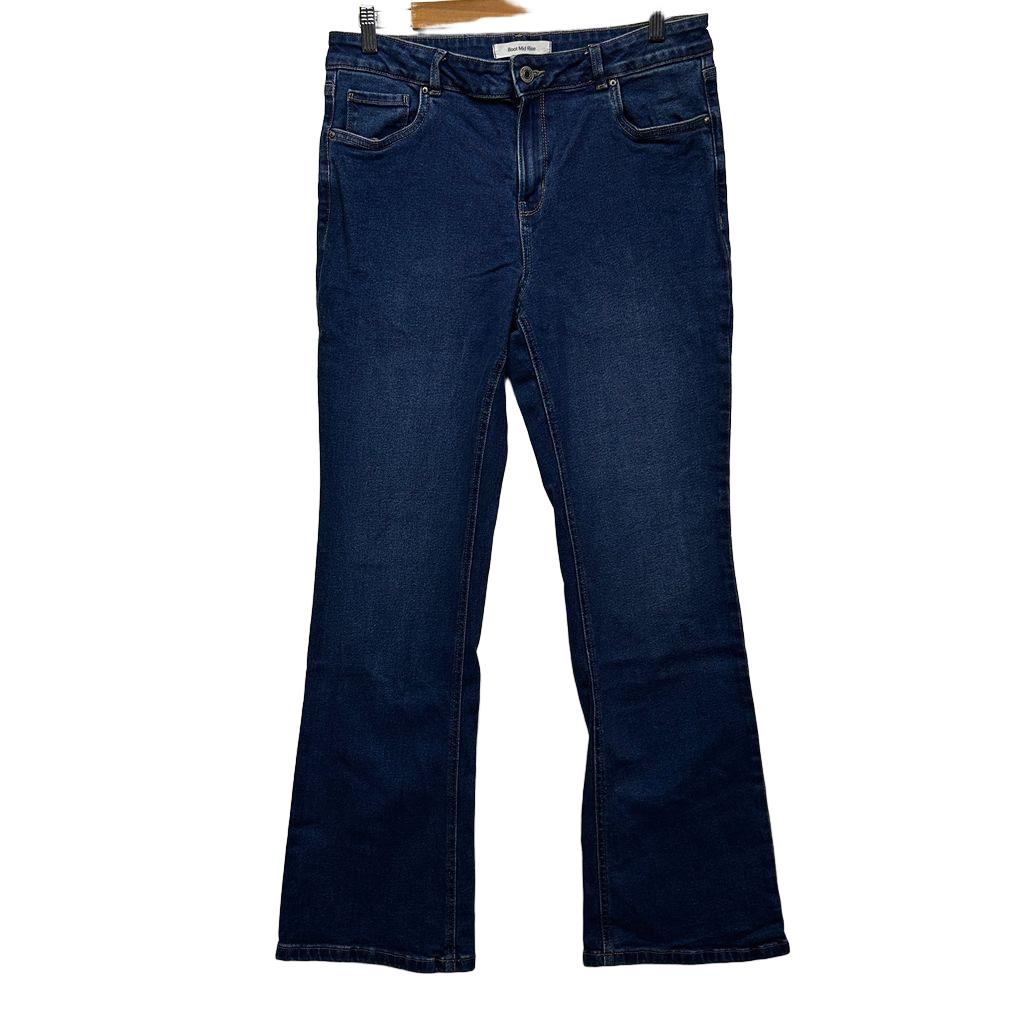 Anko Blue Boot Mid Rise Jeans - Size 16