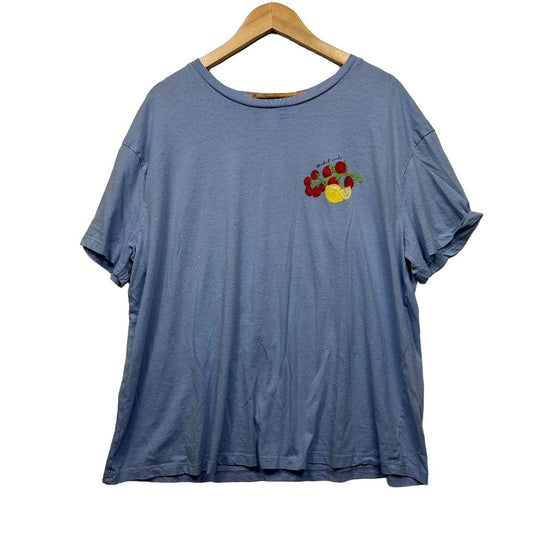 Anko Blue Cotton Tee - Size 20