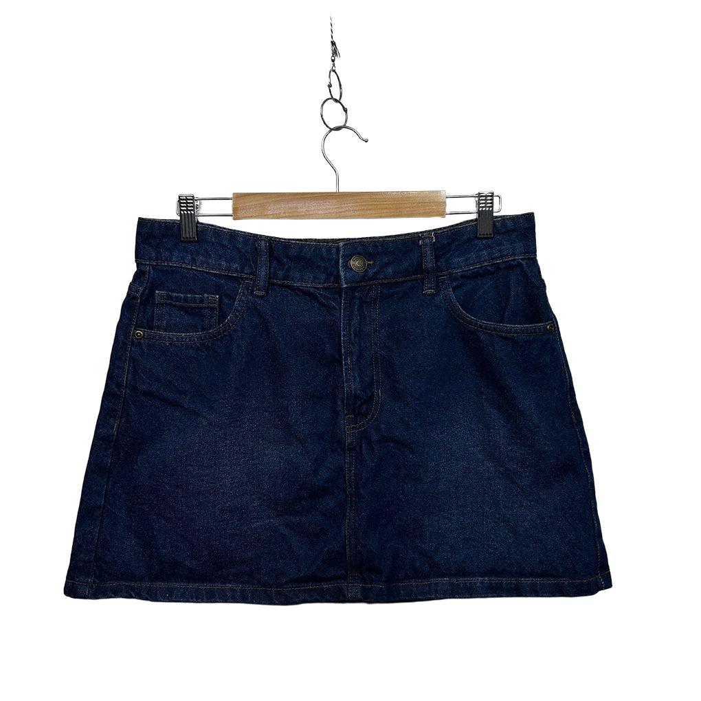 Anko Blue Denim Mini Skirt - Size 14
