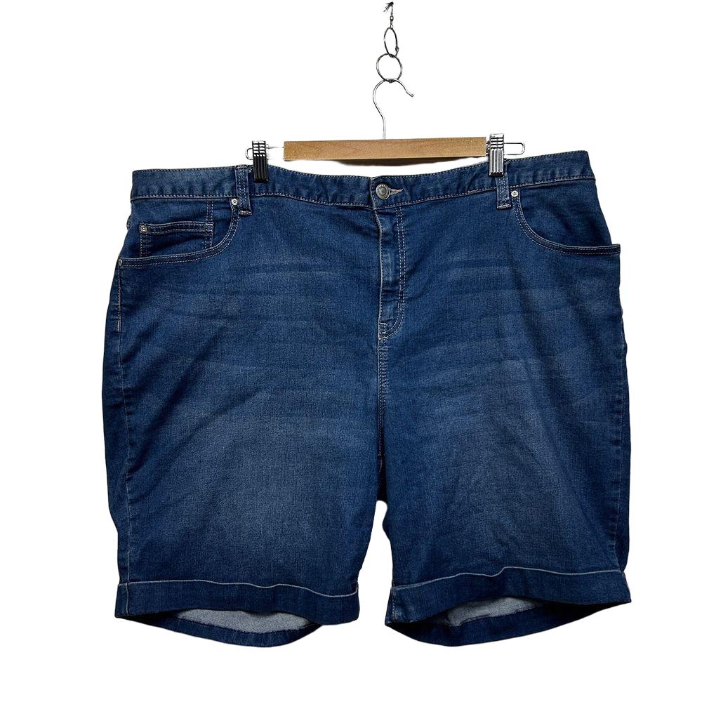 Anko Blue Plus Size Denim Shorts - Size 24