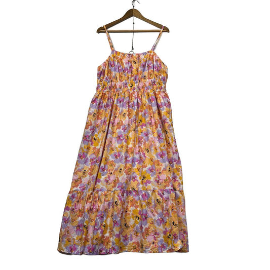 Anko Cotton Multicolour Floral Maxi Dress - Size 18