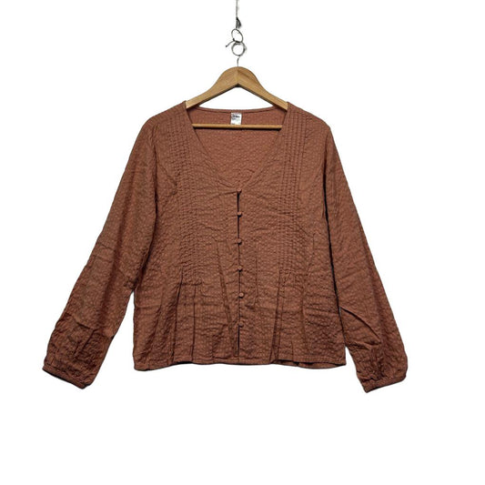 Anko Dusty Pink Cotton Top - Size 14