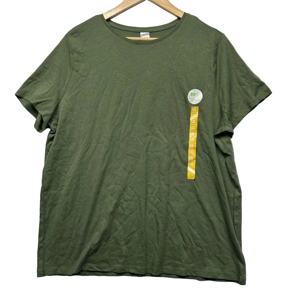 Anko Green Cotton T-Shirt - Size 18