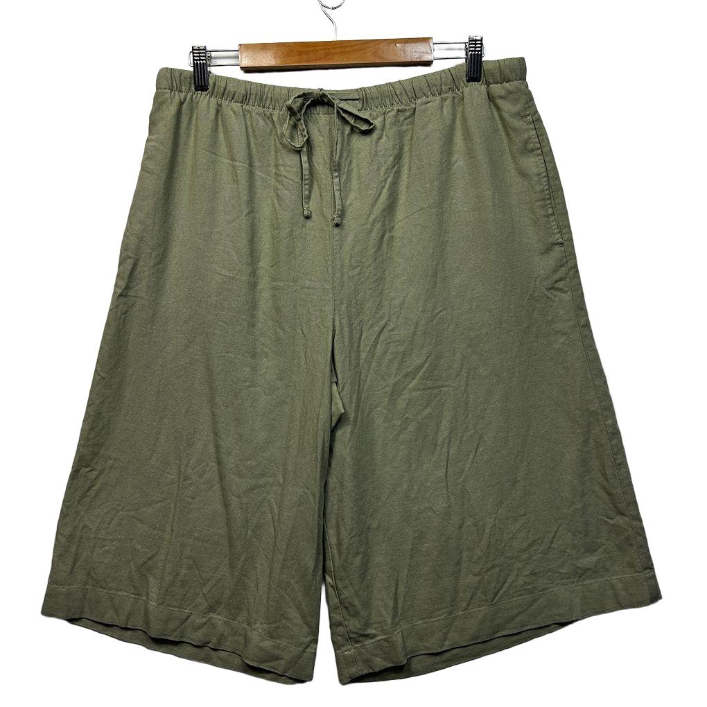 Anko Green Linen Cropped Pants - Size 16