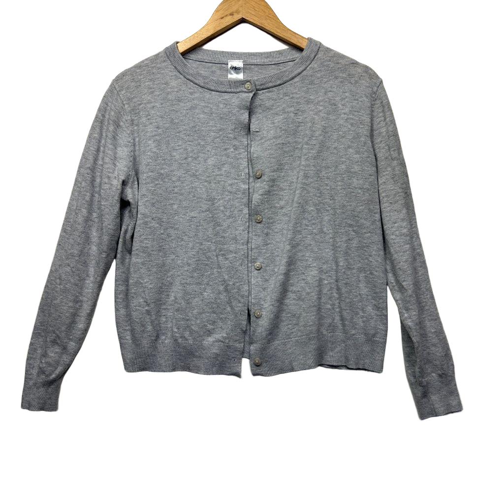 Anko Grey Knit Cardigan -  Size 16