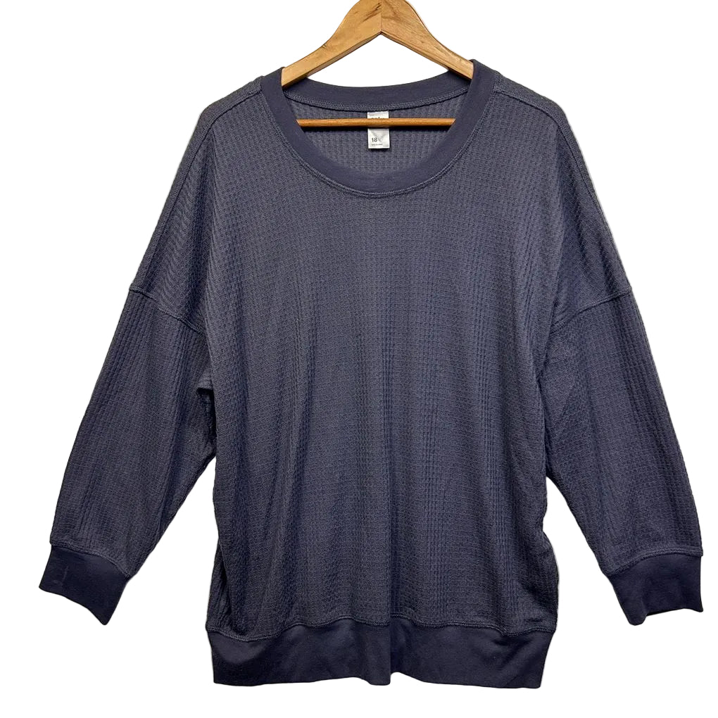 Anko Grey Sleep Top - Size 18
