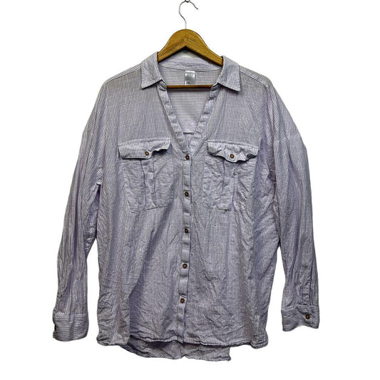 Anko Lilac Plus Size Cotton Shirt - Size 20