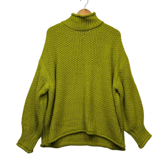 Anko Lime Green Turtleneck Sweater - Size 20