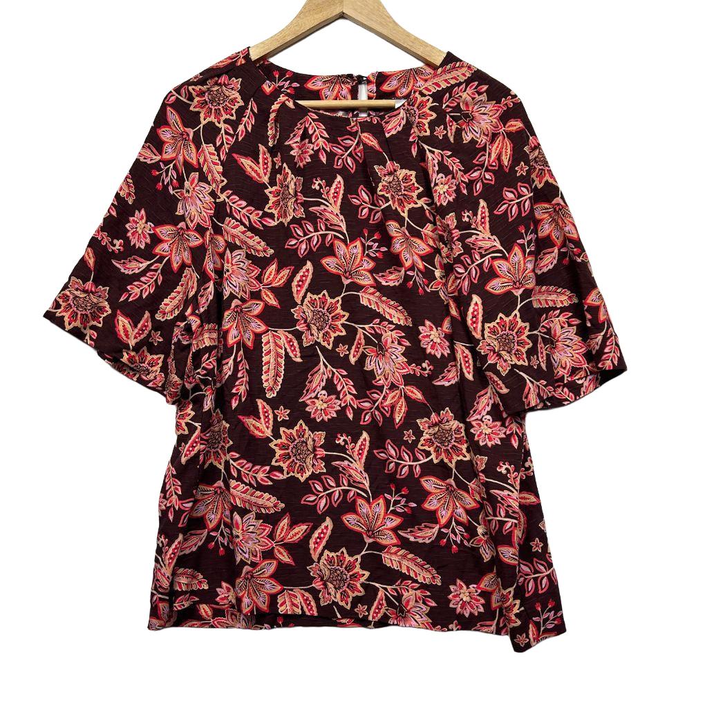 Anko Multicolour Floral Top - Size 14