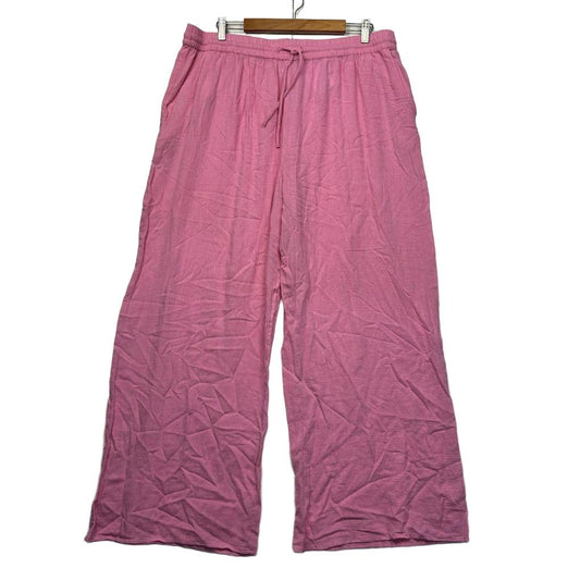 Anko Pink Cotton Pants - Size 18