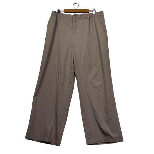 Anko Taupe Wide-Leg Pants - Size 18