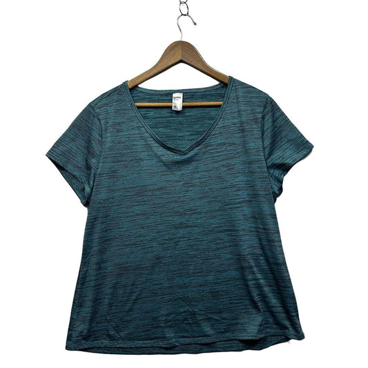 Anko Teal Plus Size Active T-Shirt - Size 18