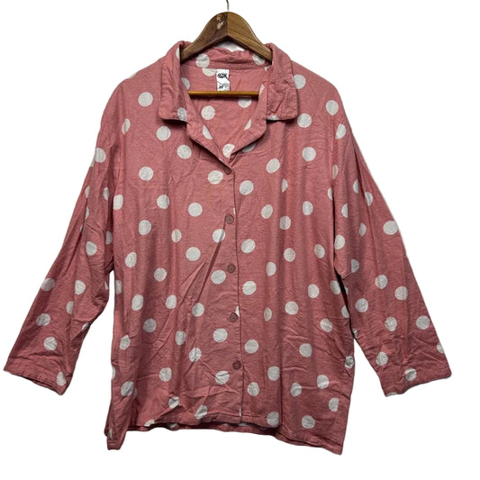 Anko Pink Pyjama Shirt - Size 22