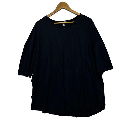 Asos Black Plus Size Cotton Oversized Tee - Size 28