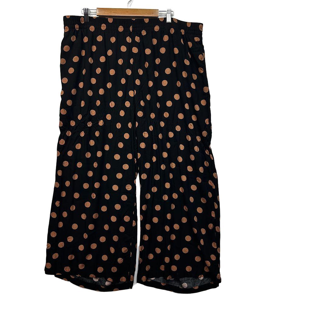 Autograph Black Spot Wide Leg Pants - Size 22
