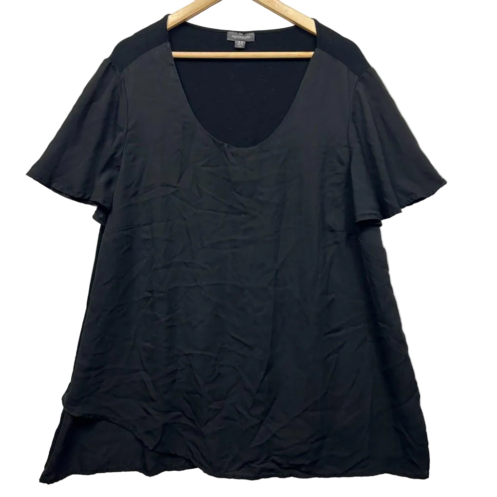 Autograph Black Top - Size 20