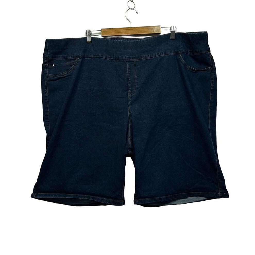 Autograph Blue Plus Size Denim Shorts - Size 28 - Preloved – Revival Curves
