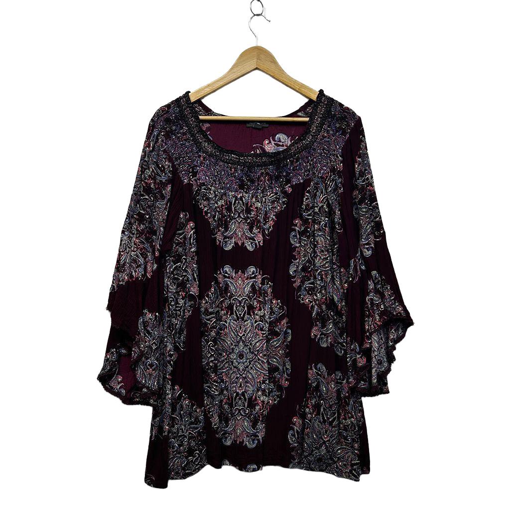 Autograph Burgundy Plus Size Top - Size 20
