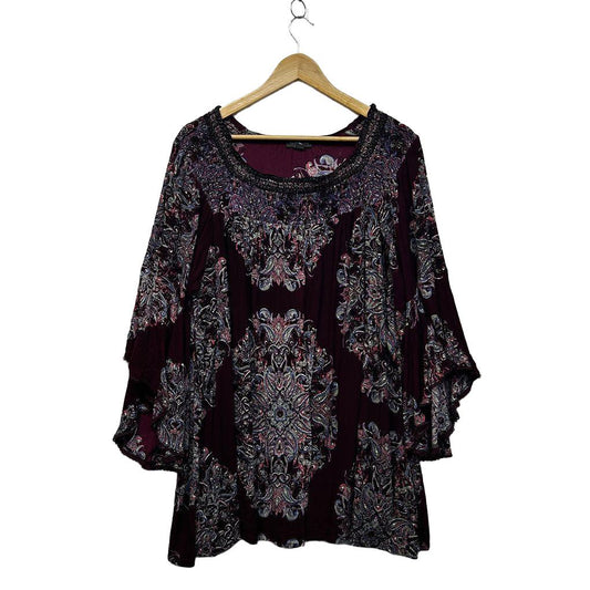 Autograph Burgundy Plus Size Top - Size 20