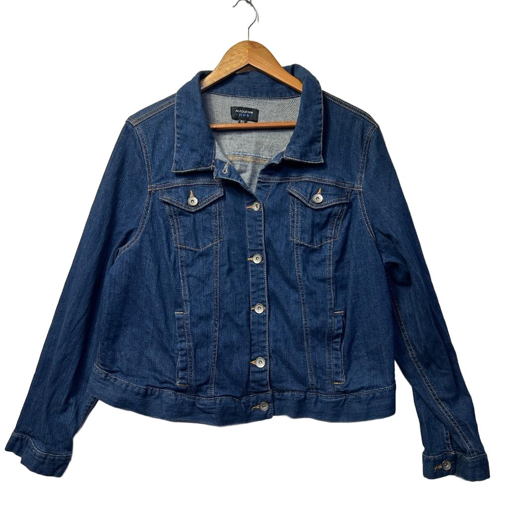Autograph Denim Jacket - Size 20