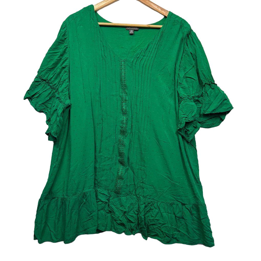 Autograph Green Top - Size 20