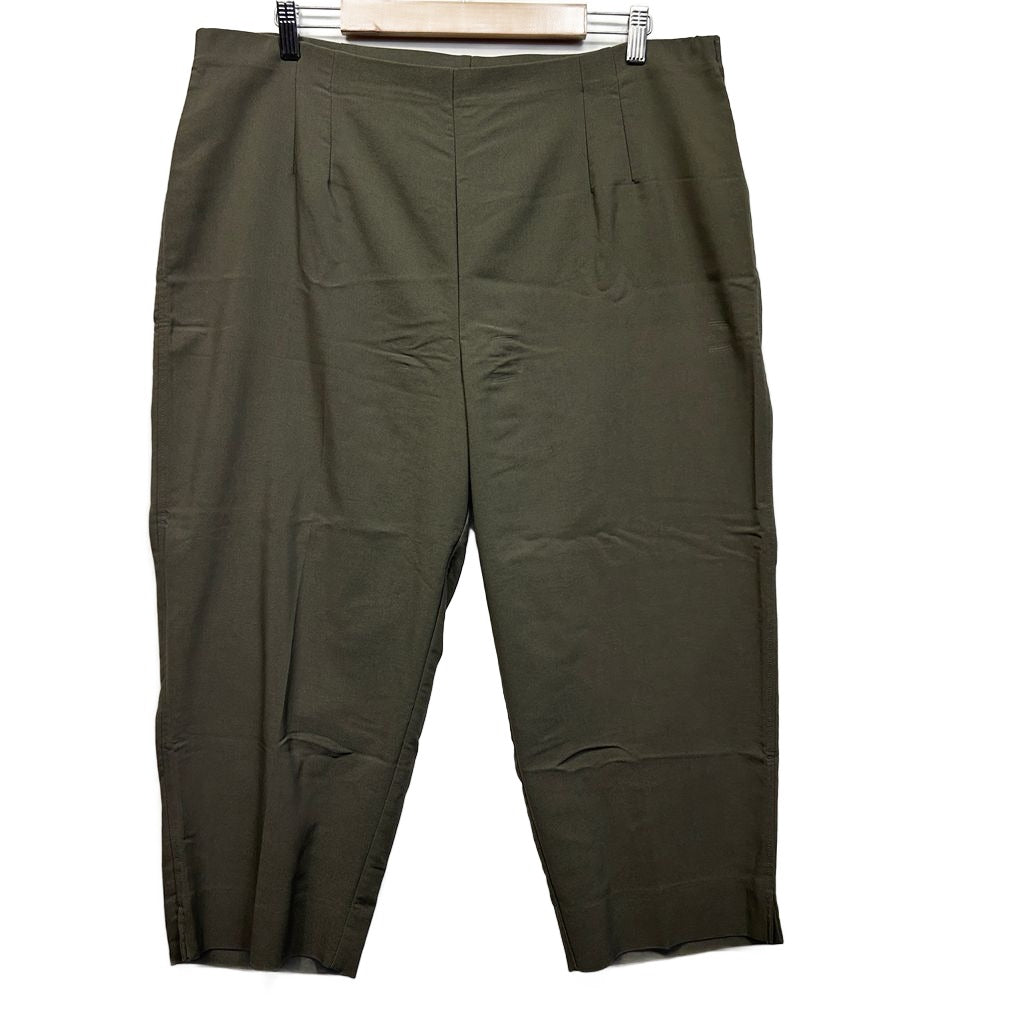 Autograph Khaki Cropped Pants - Size 20