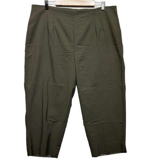 Autograph Khaki Cropped Pants - Size 20