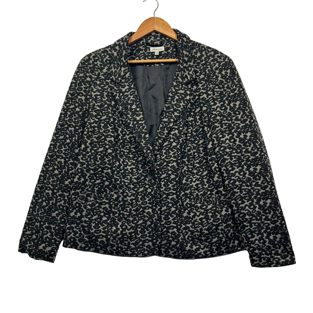 Autograph Leopard Print Blazer Size 22