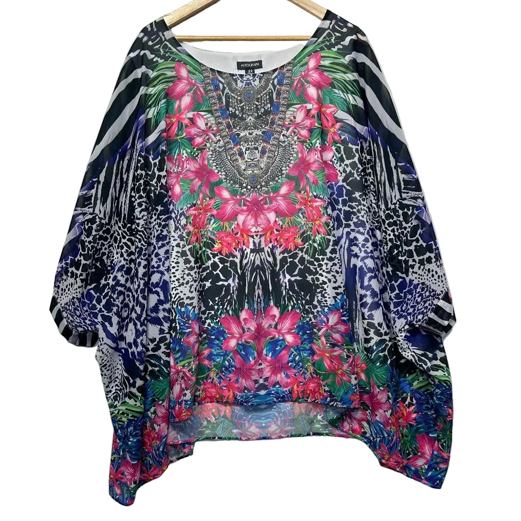 Autograph Multicoloured Kaftan - Size 22