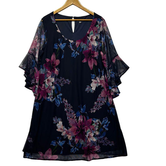 Autograph Navy Plus Size Dress - Size 20
