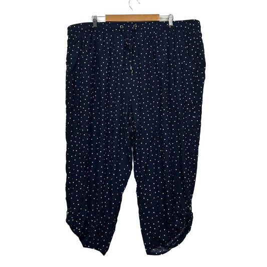 Autograph Navy Polka Dot Pants - Size 24