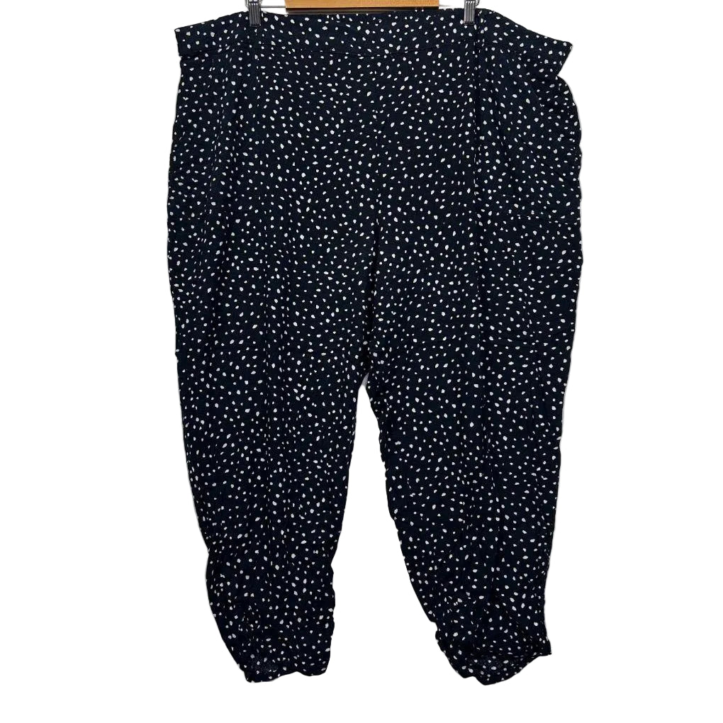 Autograph Navy Polka Dot Pants - Size 24