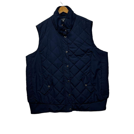 Autograph Navy Puffer Vest - Size 26