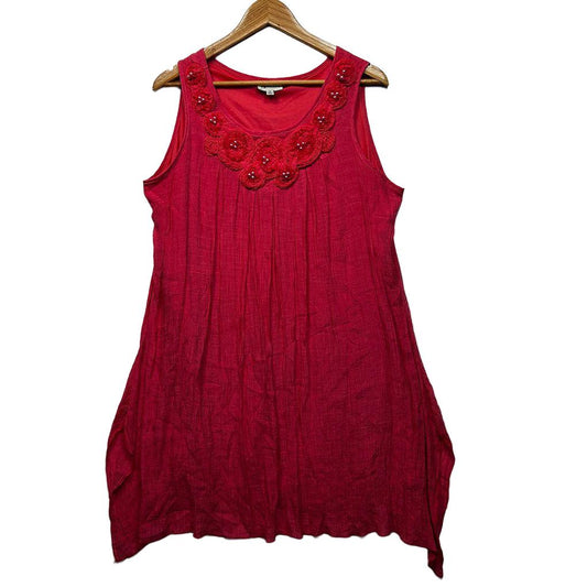 Autograph Pink Plus Size Sleeveless Dress - Size 16