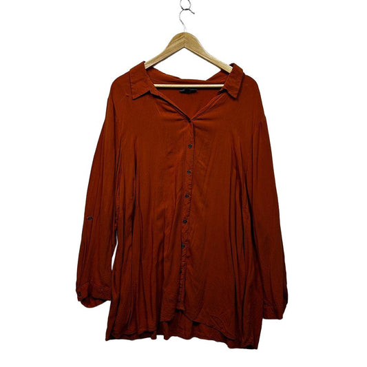 Autograph Rust Plus Size Shirt - Size 26