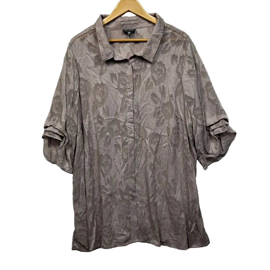 Autograph Taupe Shirt - Size 24