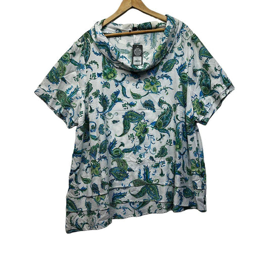 Autograph Linen Top - Size 24
