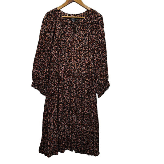 Autograph Floral Dress - Size 18