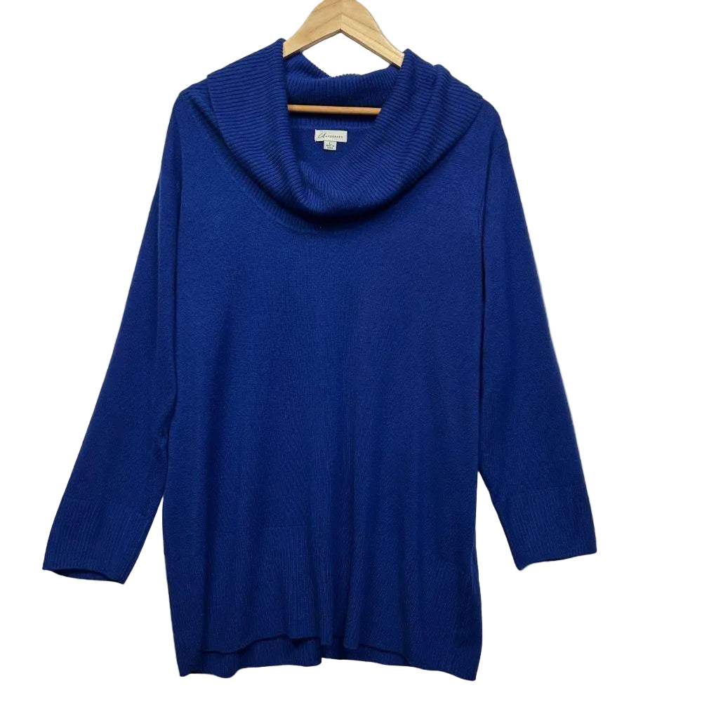 Autograph Blue Cowl Neck Top - Size 20/L