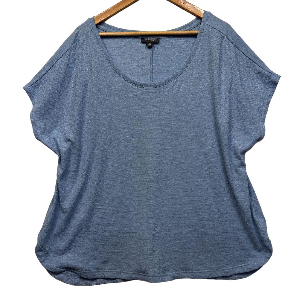 Autograph Blue Top - Size 22
