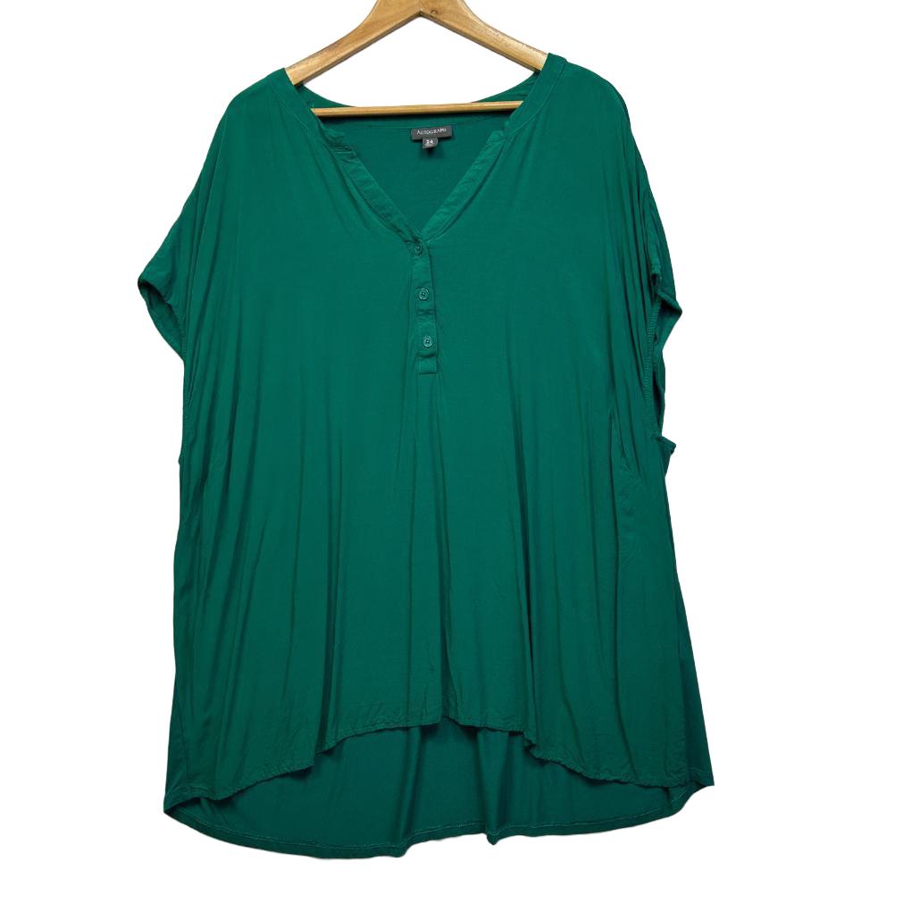 Autograph Green Top - Size 26