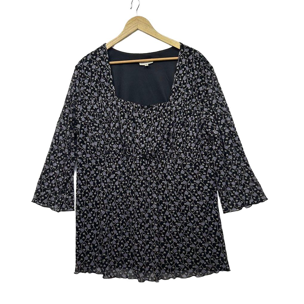 Autograph Floral Print Top - Size 26