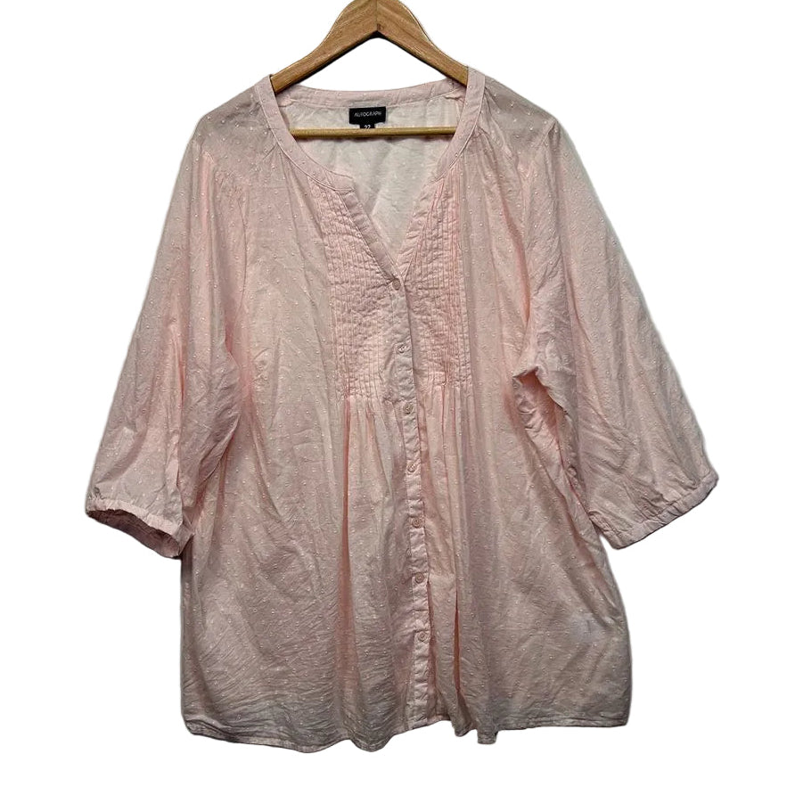 Autograph Cotton Top - Size 22