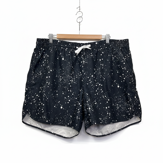 Avella Black White Board Swim Shorts - Size 16