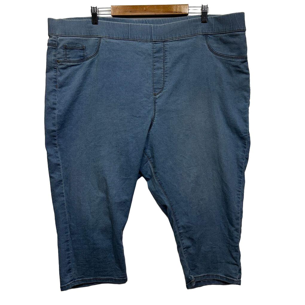 Avella Blue Denim Cropped Pants - Size 24