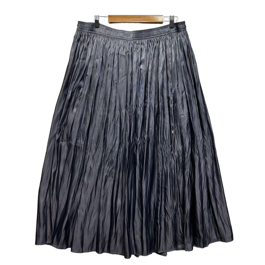 Avella Grey Plus Size Pleated Skirt - Size 20