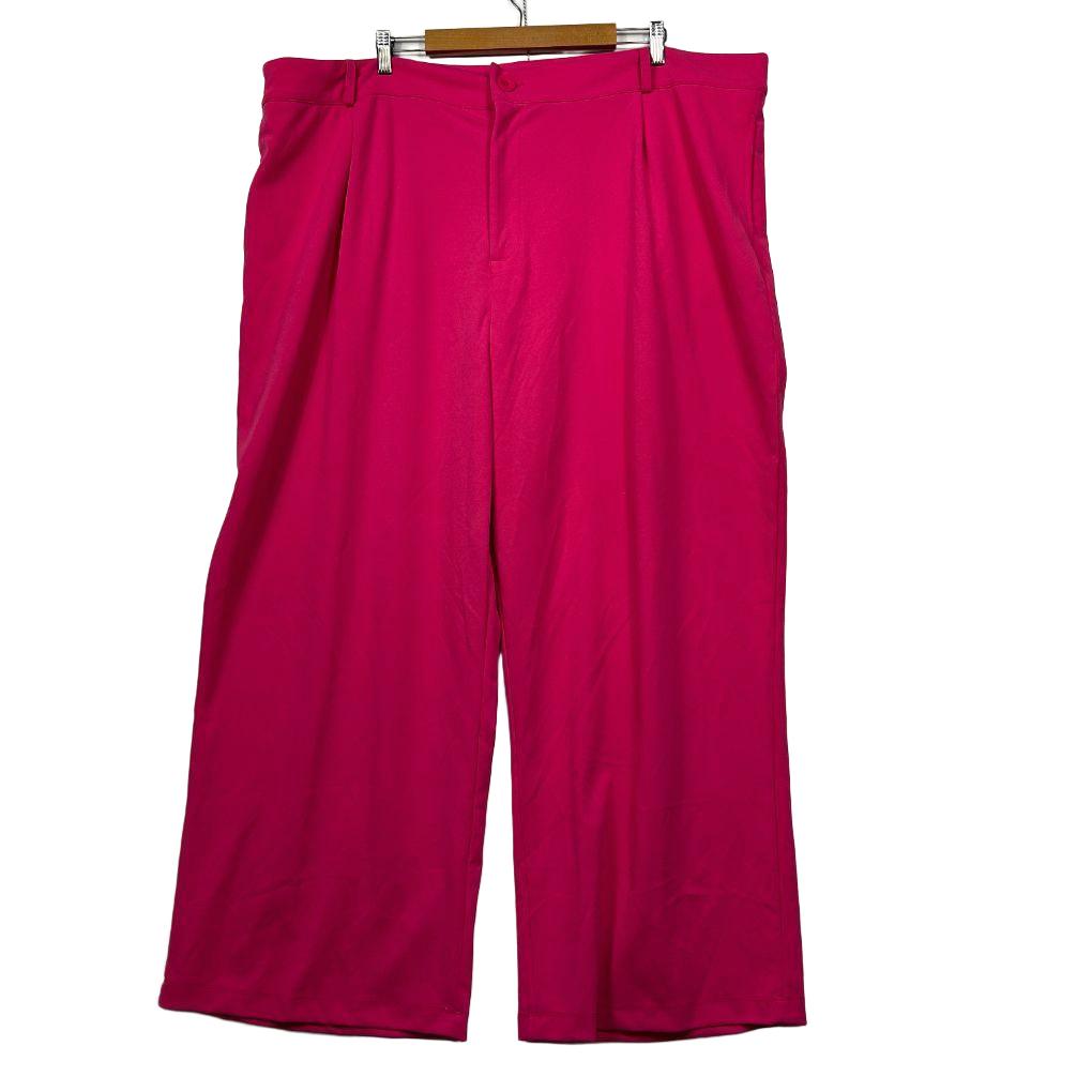 Avella Hot Pink Wide-Leg Pants - Size 26