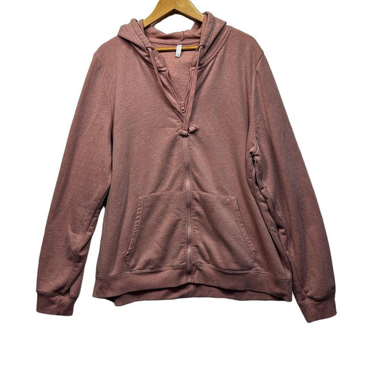 Avella Pink Cotton Hoodie - Size 24