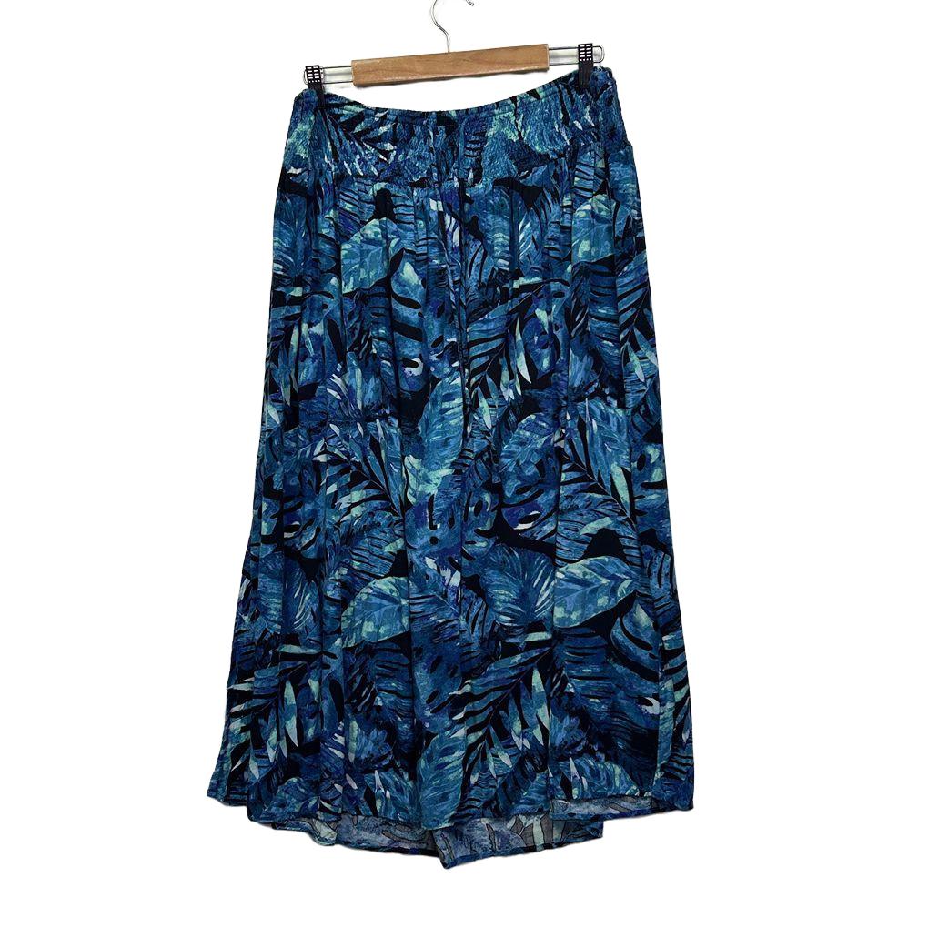 Avenue Leaf Print Skirt - Size 18/20